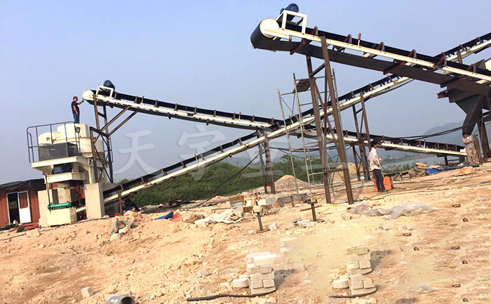 鵝卵石制砂機(jī)制砂生產(chǎn)線 鵝卵石制砂機(jī)制砂生產(chǎn)線