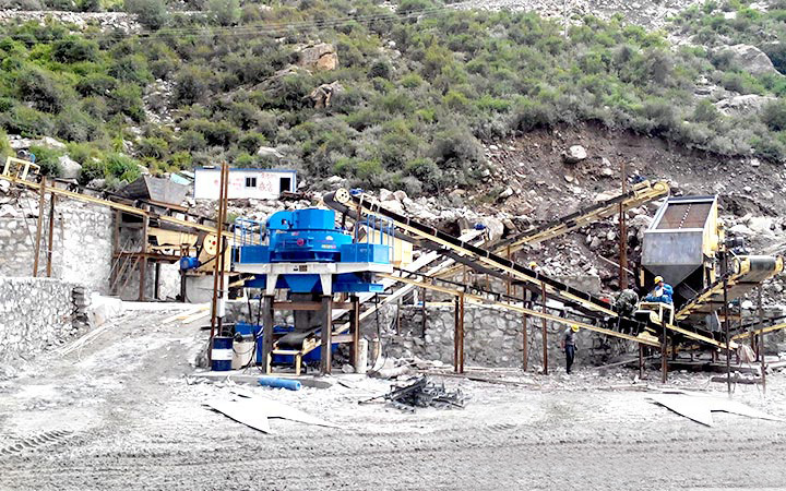 鵝卵石制砂機生產線 鵝卵石制砂機生產線