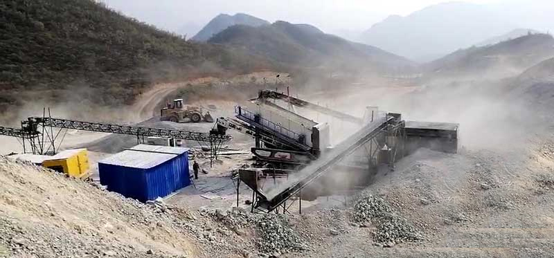 玄武巖破碎機(jī)移動(dòng)生產(chǎn)線