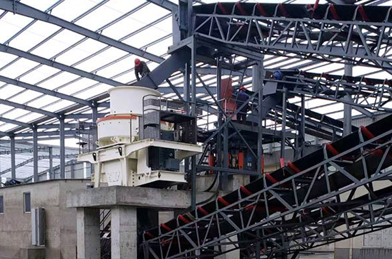 HVI制砂機生產現(xiàn)場